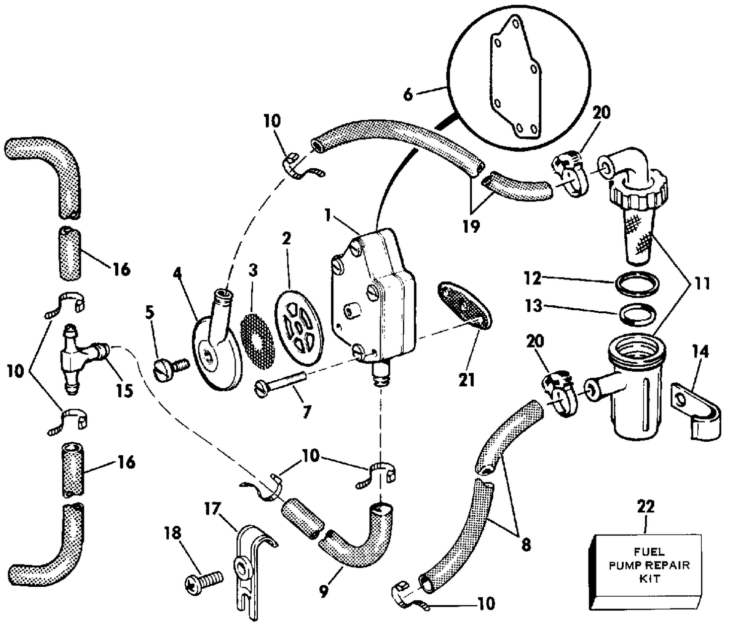 FUEL PUMP AND FILTER