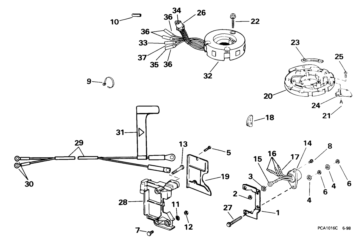 BATTERY CHARGE KIT -- 9.9, 15 (2-STROKE)