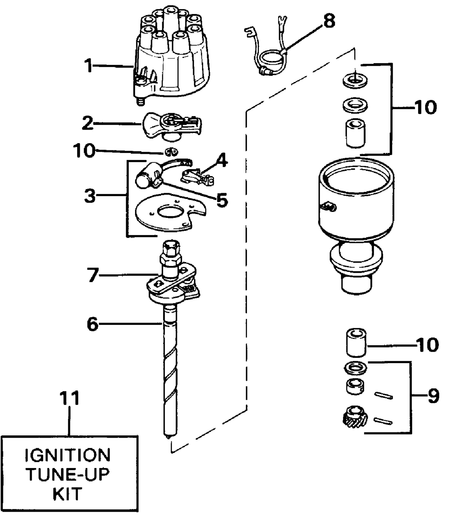 DISTRIBUTOR - PRESTOLITE IBM-7013C