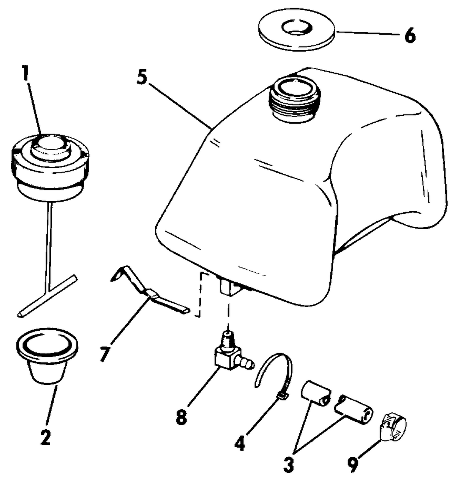 FUEL TANK - BR MODELS ONLY