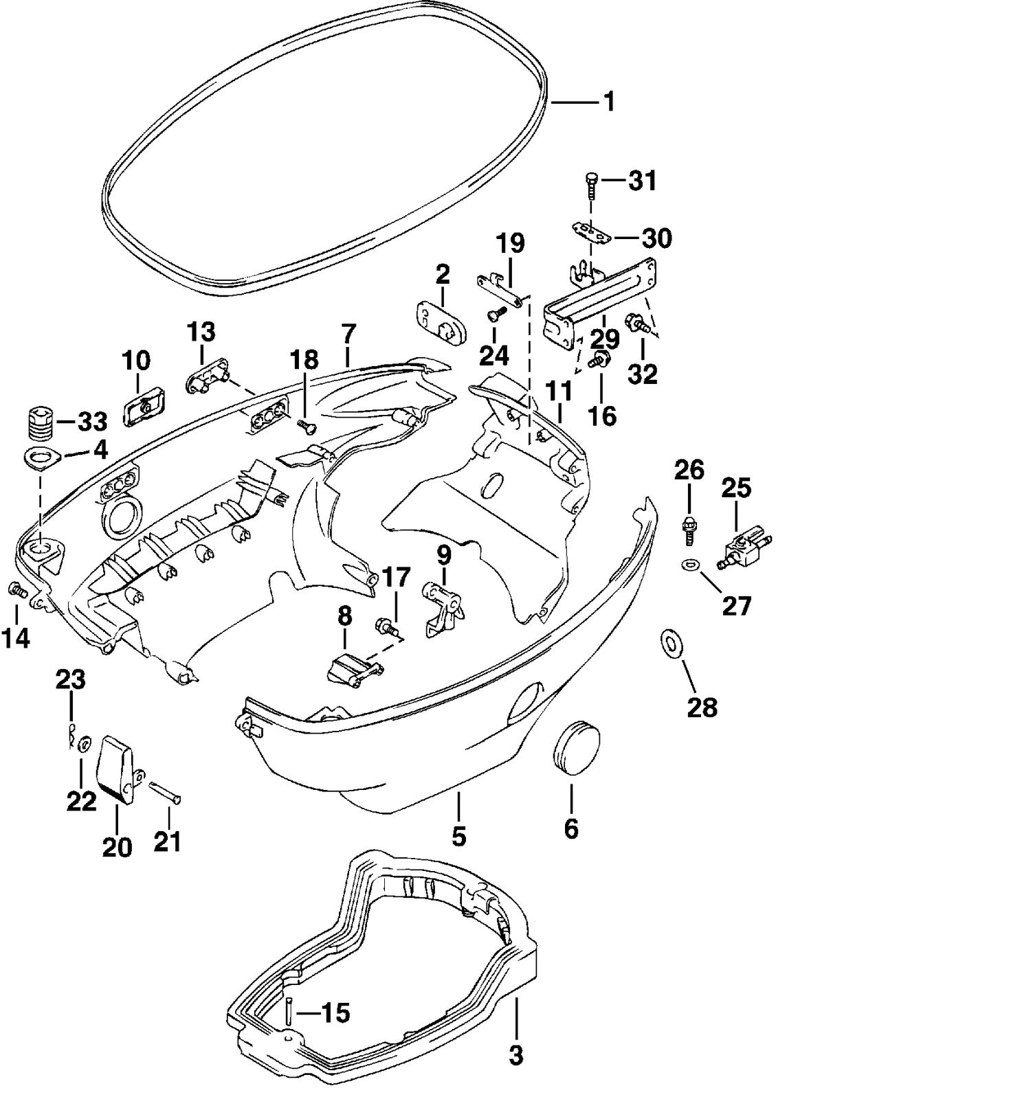 LOWER ENGINE COVER