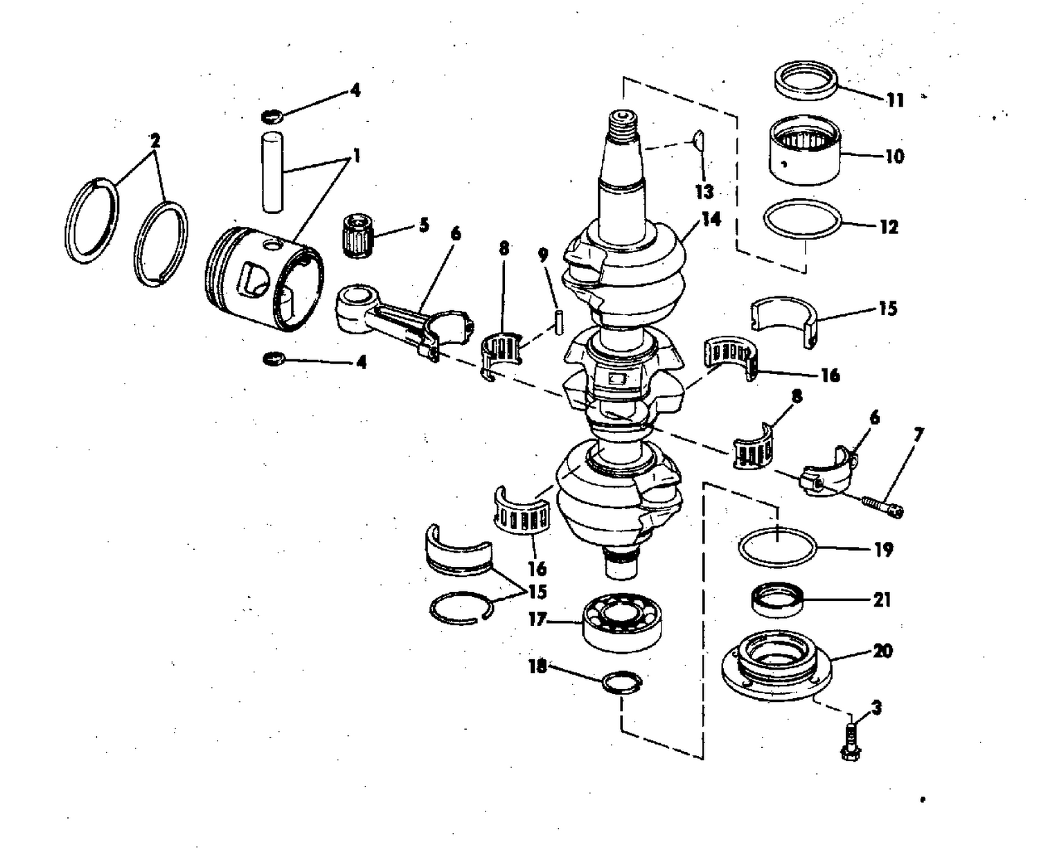 CRANKSHAFT & PISTON