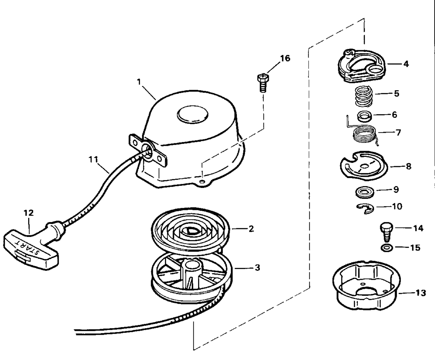 RECOIL STARTER ASSEMBLY