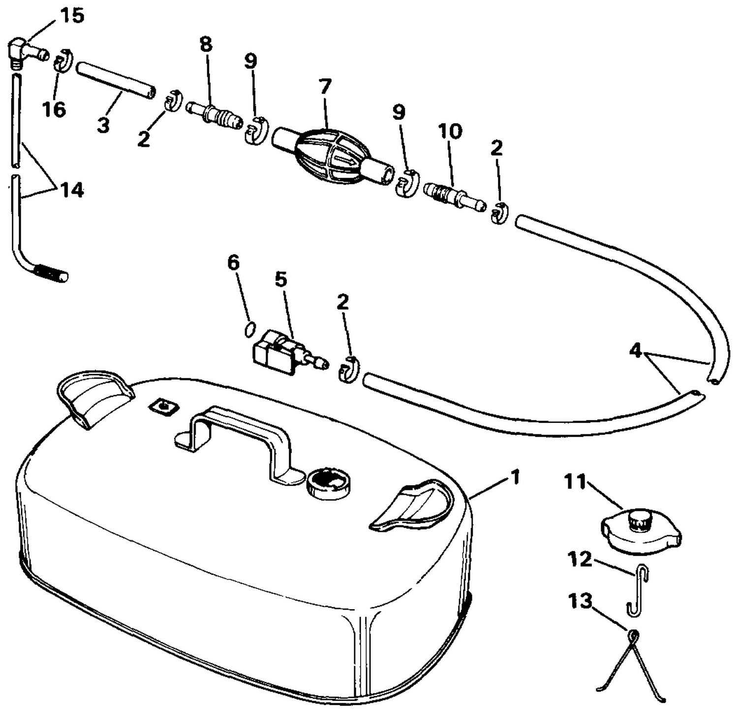 FUEL TANK - BRH MODELS ONLY