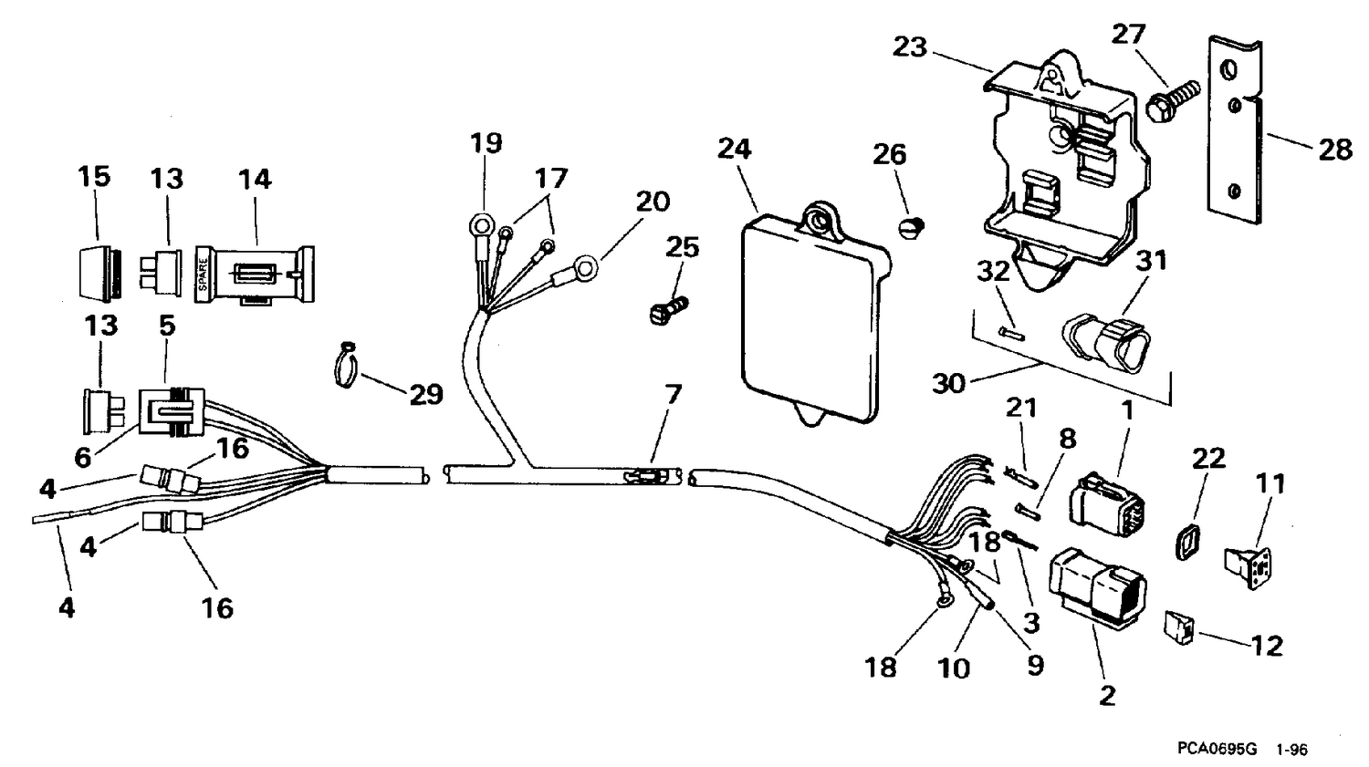 MOTOR CABLE ASSEMBLY