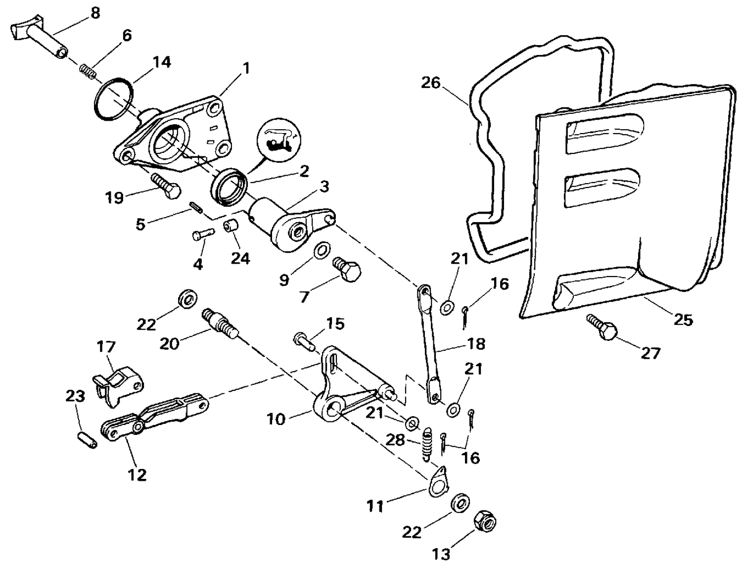 SHIFT - UPPER GEAR HOUSING