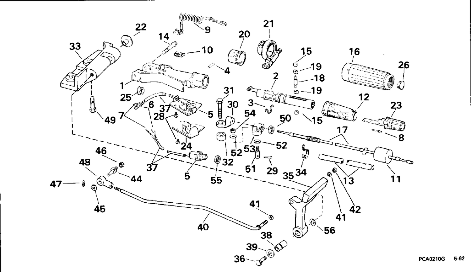 STEERING AND SHIFT HANDLE