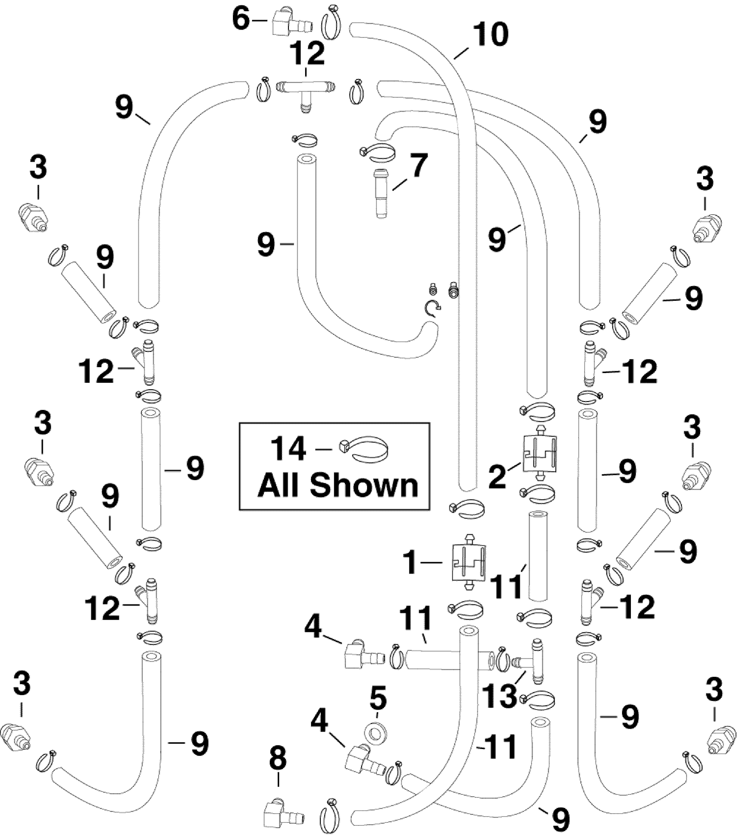 OIL RECIRCULATION HOSES