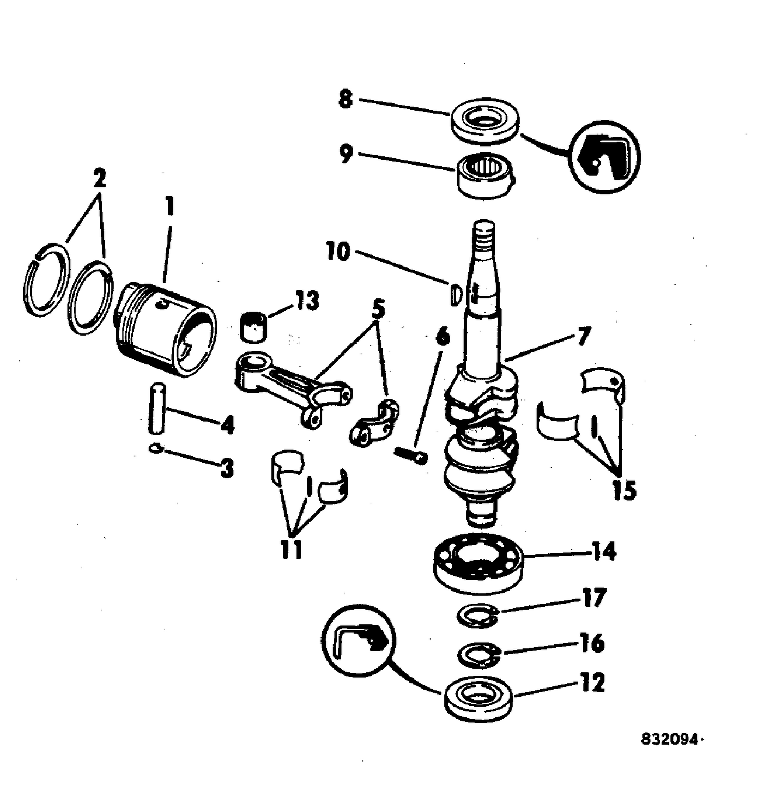 CRANKSHAFT & PISTON