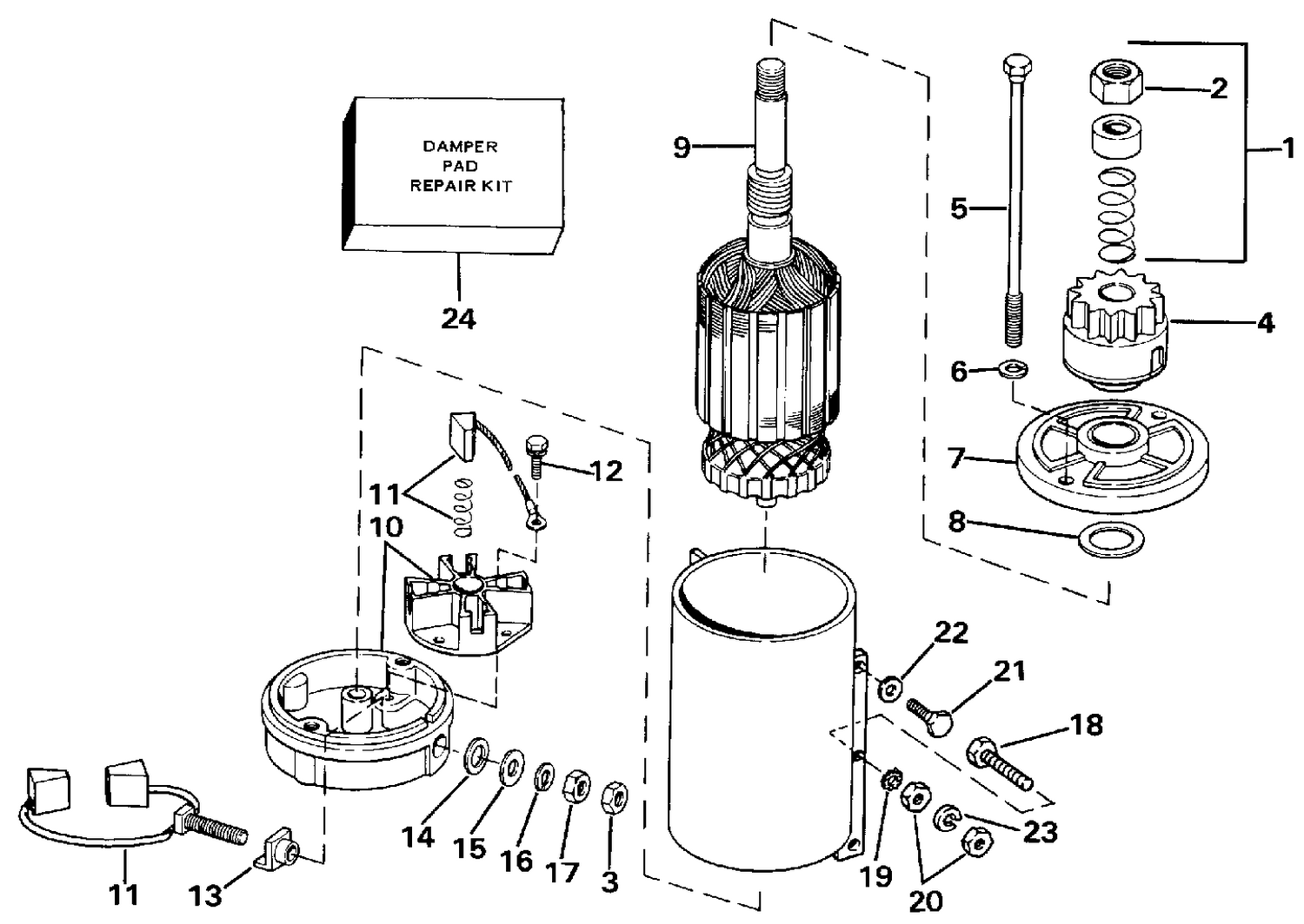ELECTRIC STARTER AMERICAN BOSCH SM47309