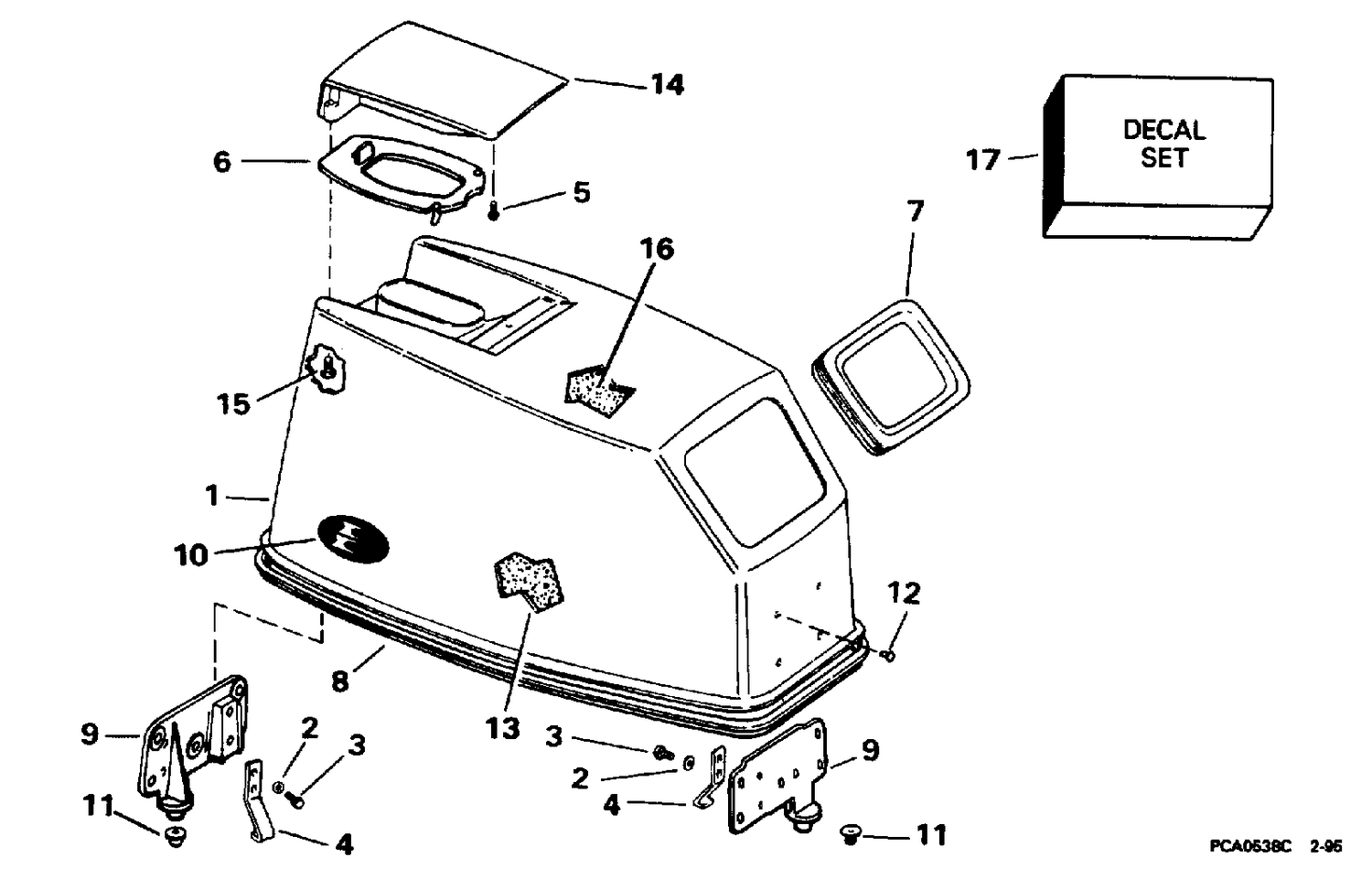 ENGINE COVER - EVINRUDE