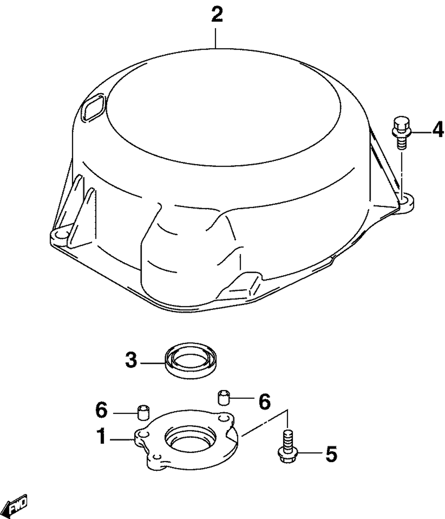 FLYWHEEL COVER