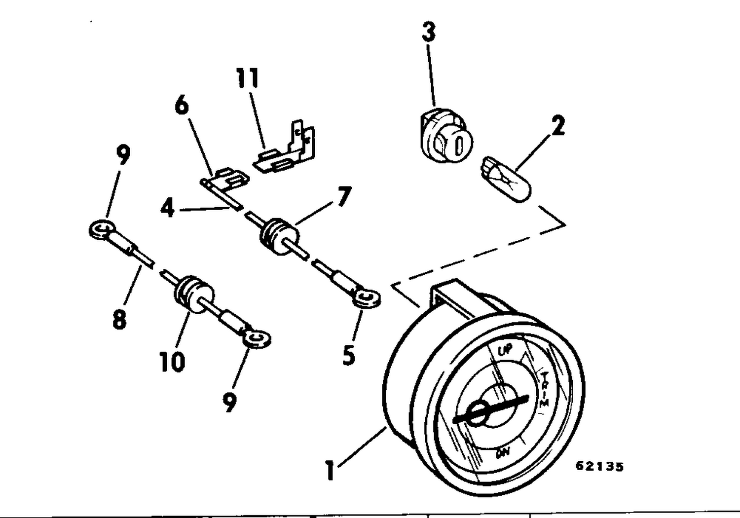 TRIM POSITION INDICATOR GAUGE KIT 55 - 140