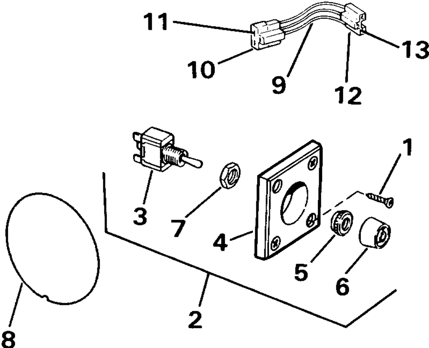 TRIM/TILT SWITCH CONVERSION KIT