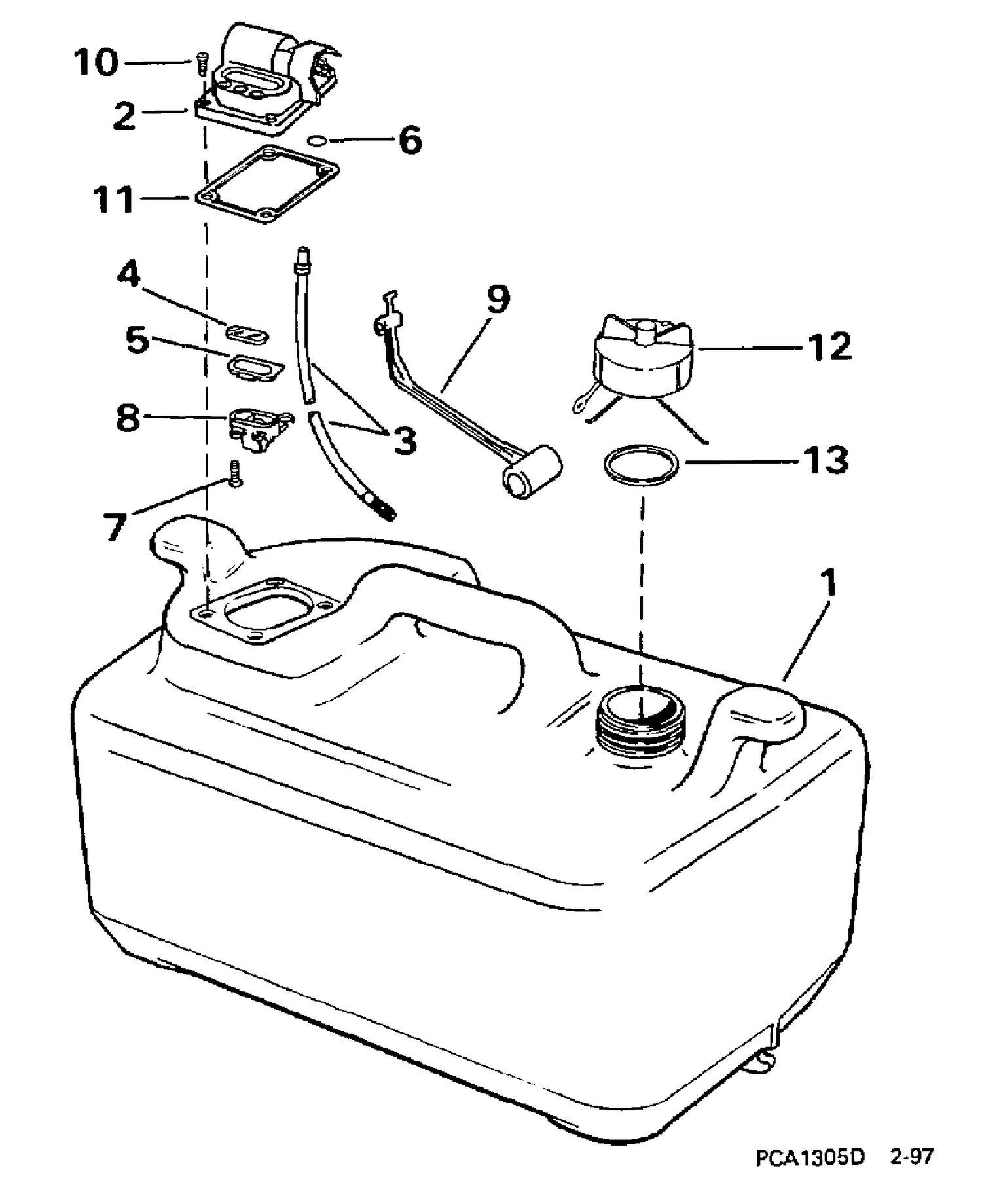 FUEL TANK -- 6 GALLON