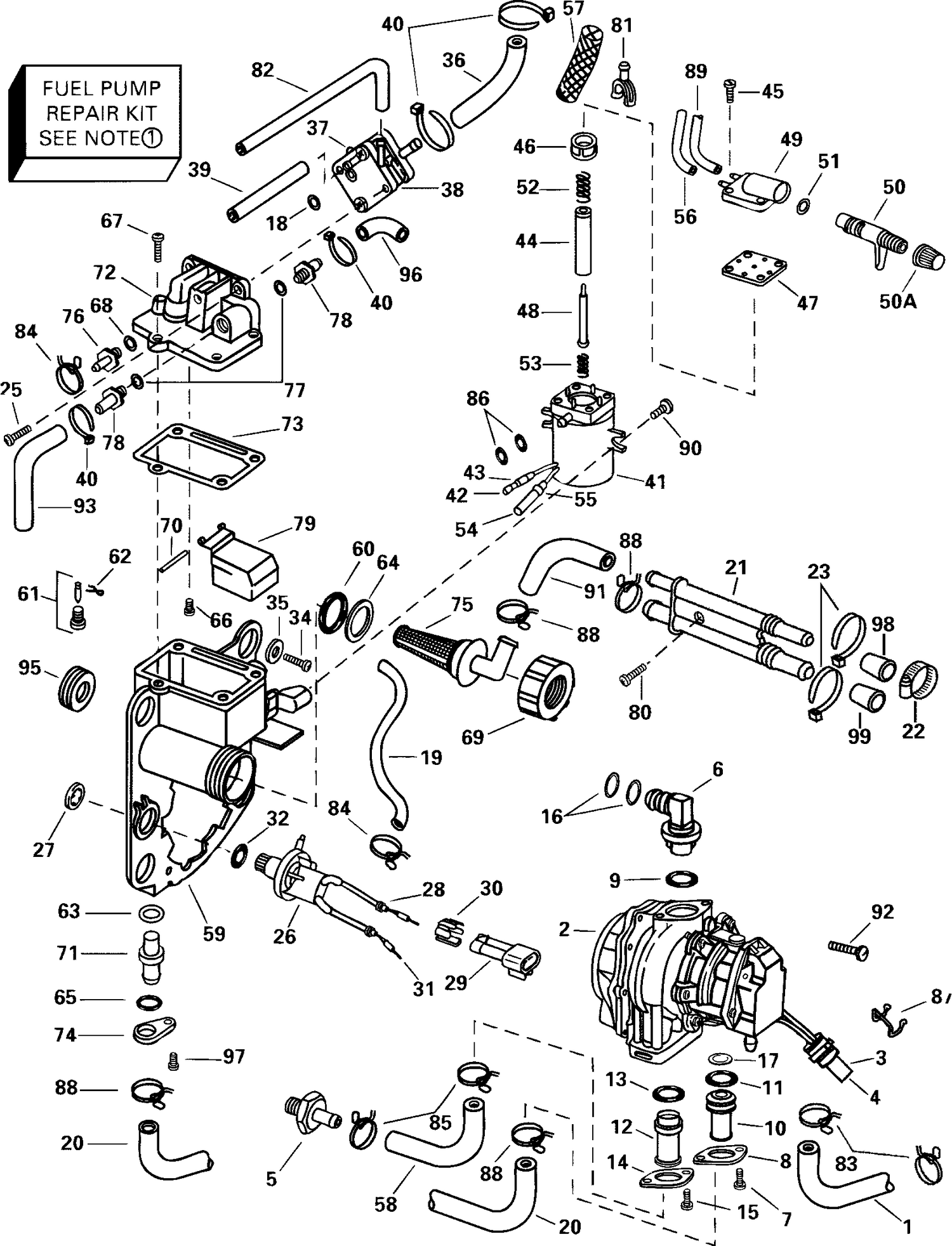 FUEL BRACKET & COMPONENTS