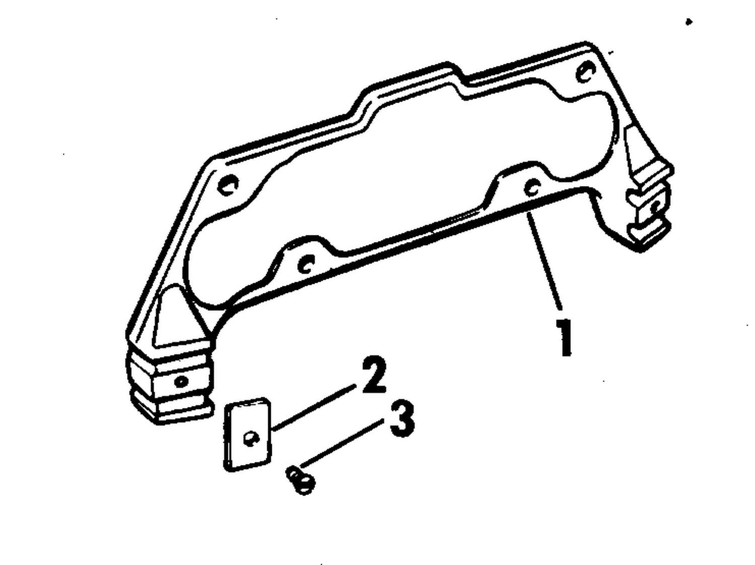 TRANSOM PLATE KIT 4 THRU 40 HP