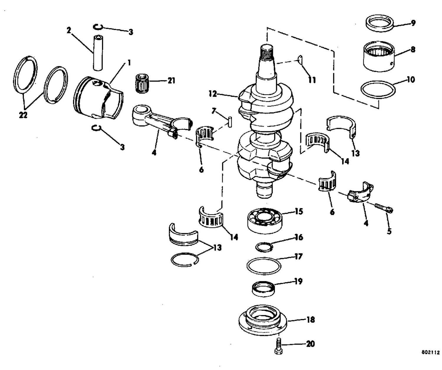 CRANKSHAFT & PISTON