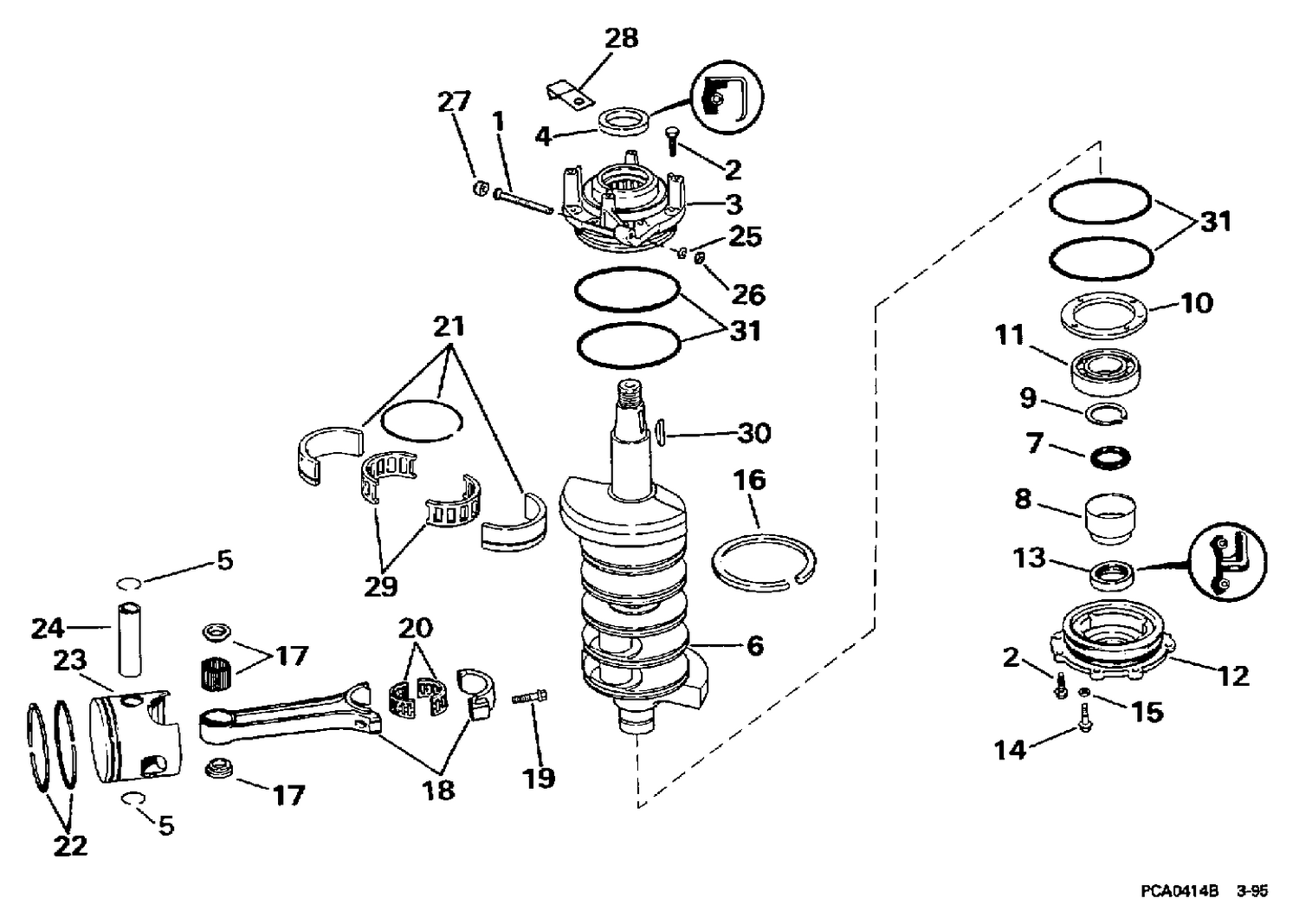 CRANKSHAFT & PISTON