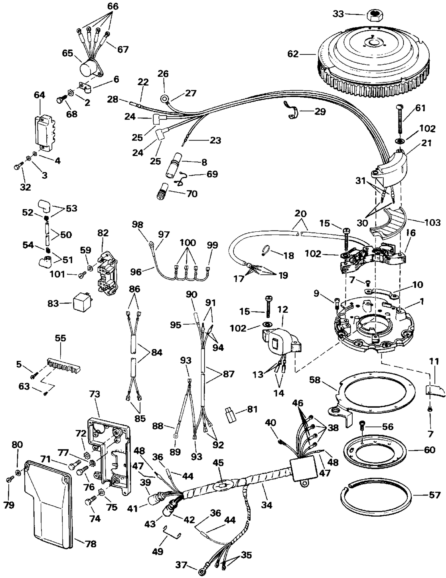 IGNITION SYSTEM - ELECTRIC START TE-TTL MODELS