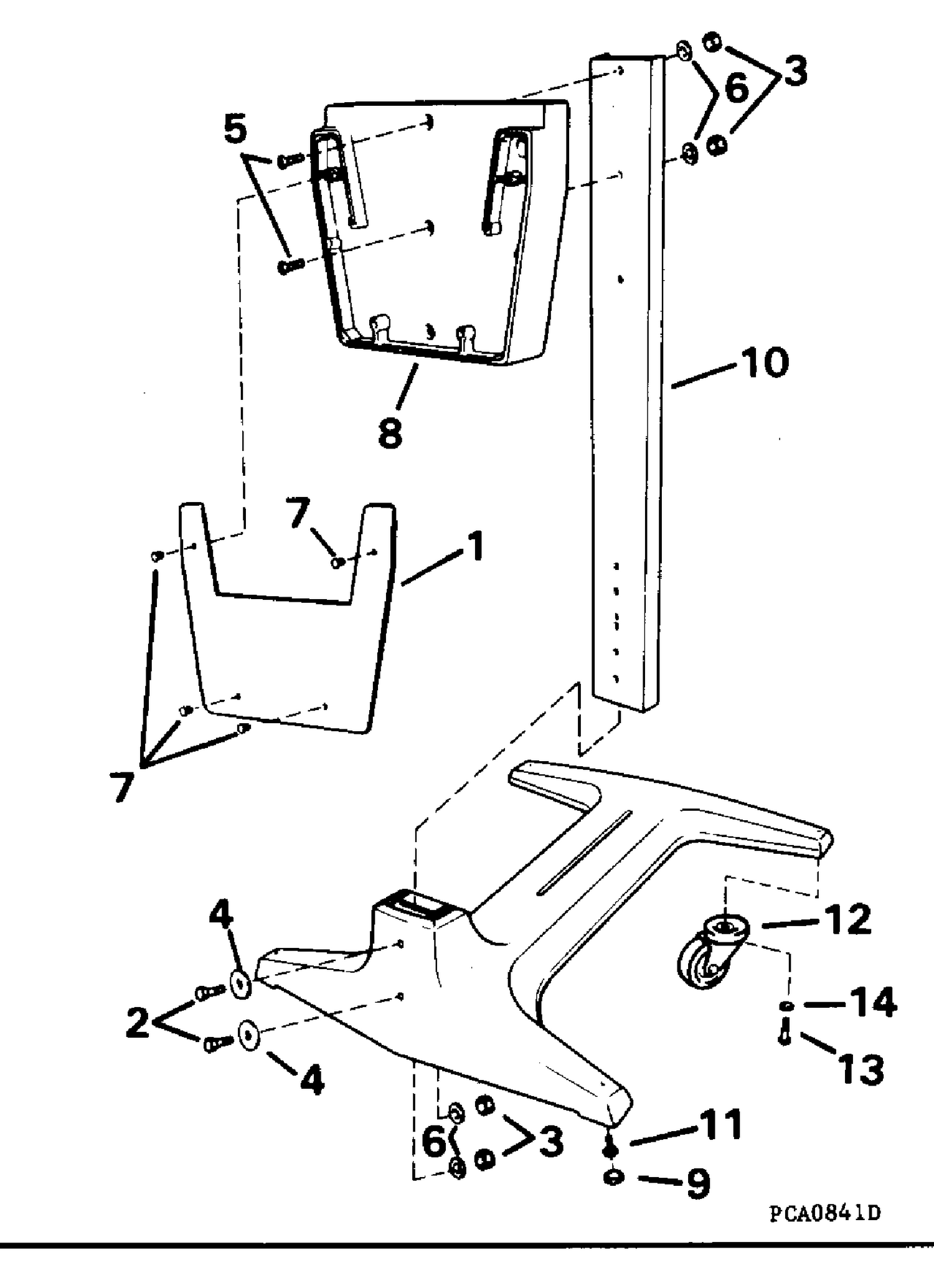 ENGINE DISPLAY STAND - 40 THRU V6