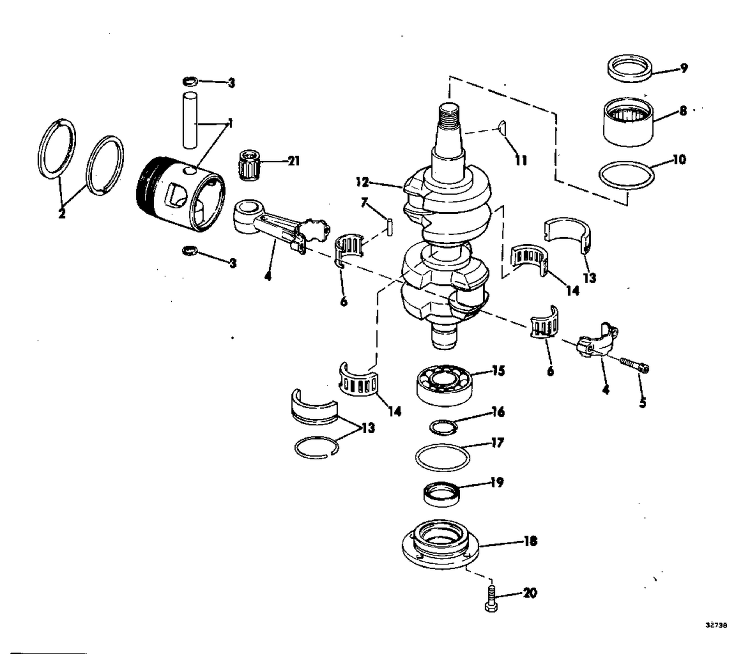 CRANKSHAFT & PISTON