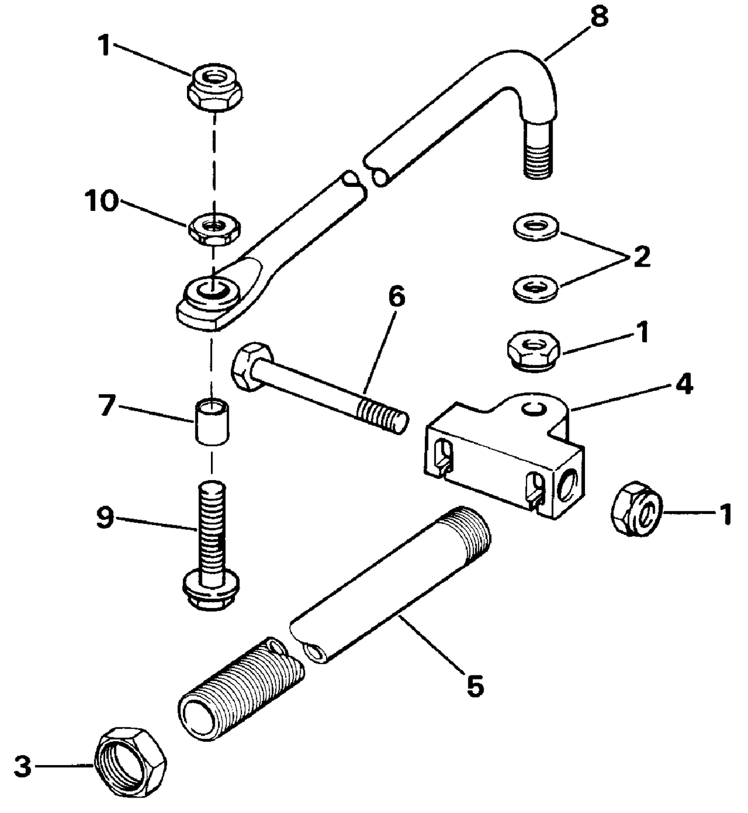 DUAL CABLE STEERING CONNECTOR KIT - PARALLEL ENTRY - 200STL