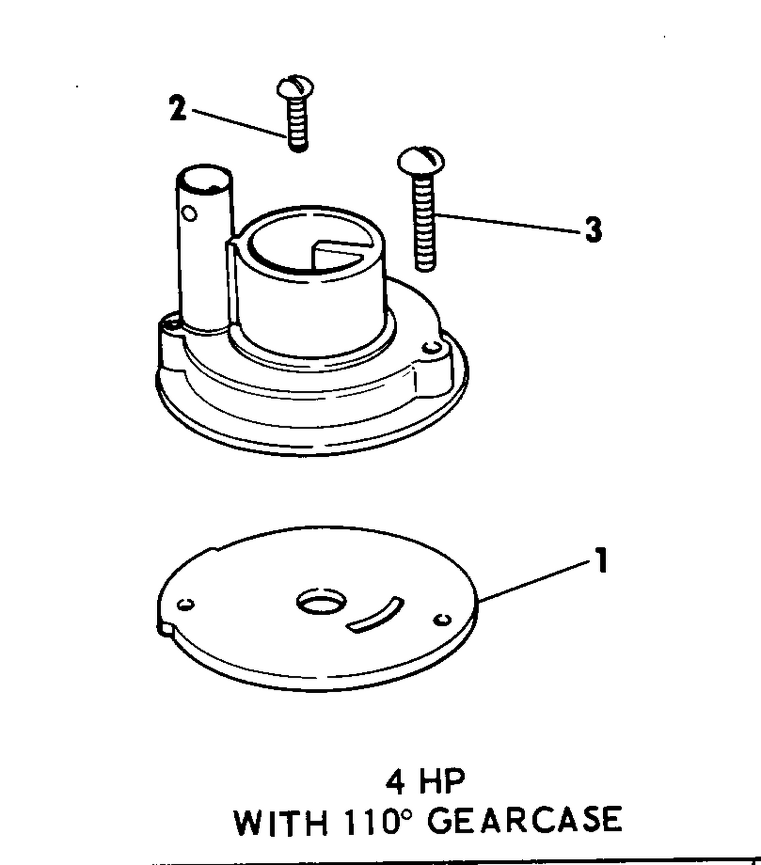 CHROME PUMP KITS 4 HP WITH 110 DEGREES GEARCASE