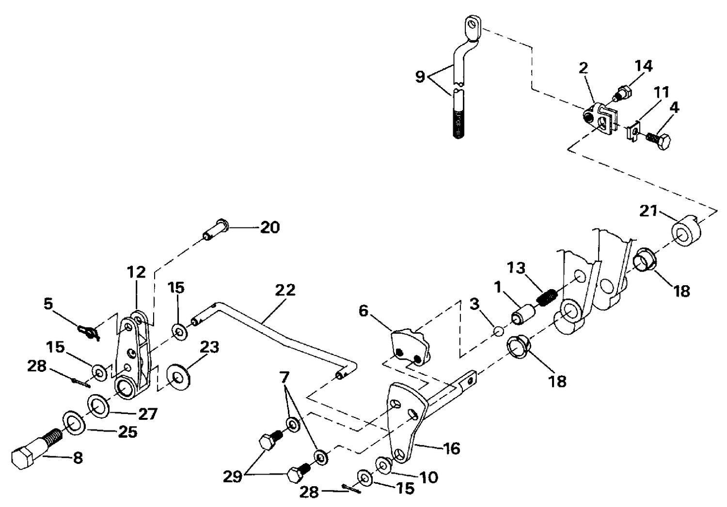 SHIFT & THROTTLE LINKAGE (CONTINUED)