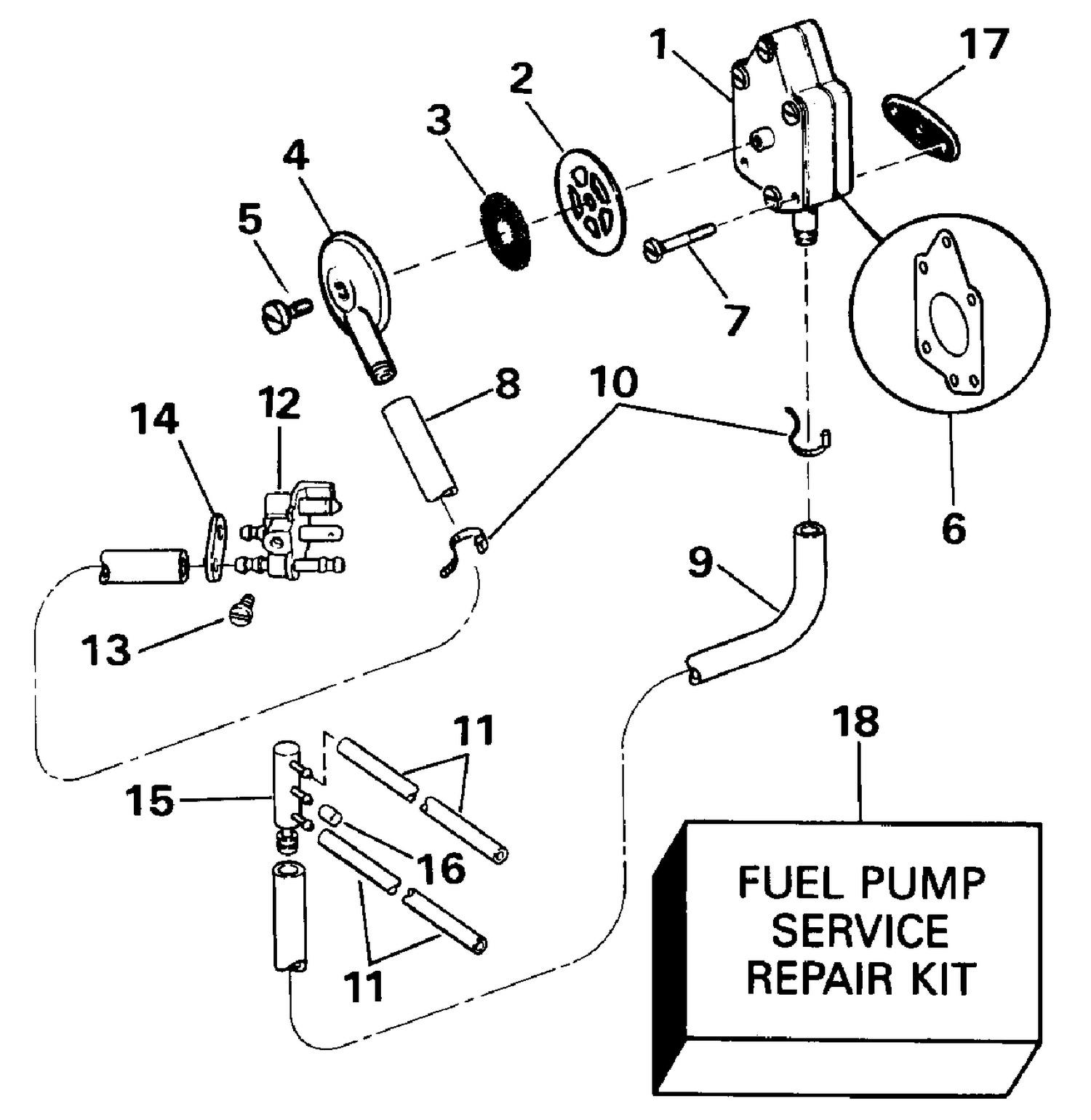 FUEL PUMP AND FILTER EARLY PRODUCTION