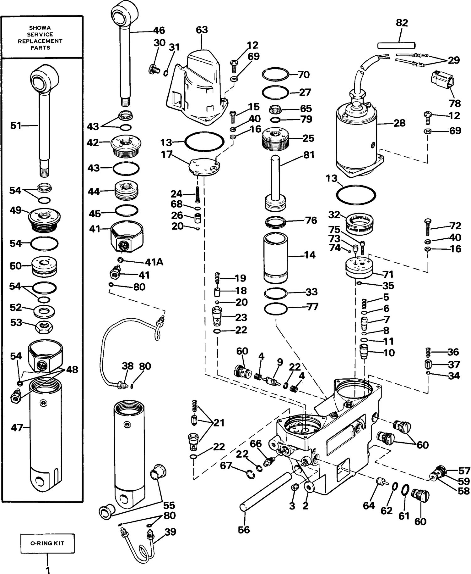 POWER TRIM/TILT HYDRAULIC ASSEMBLY