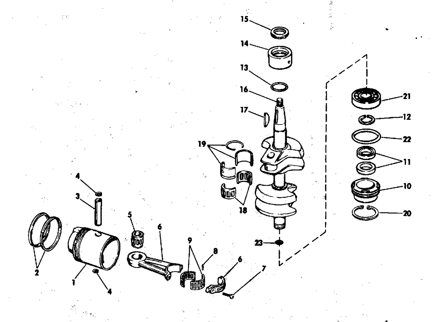 CRANKSHAFT & PISTON