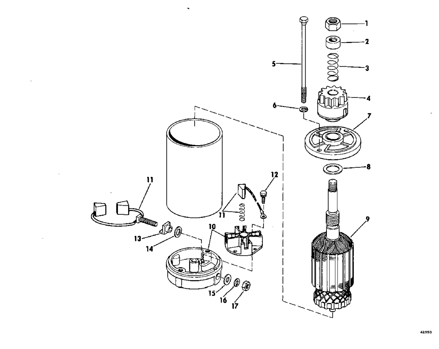 ELECTRIC STARTER AMERICAN BOSCH 10629-23-MO30SM
