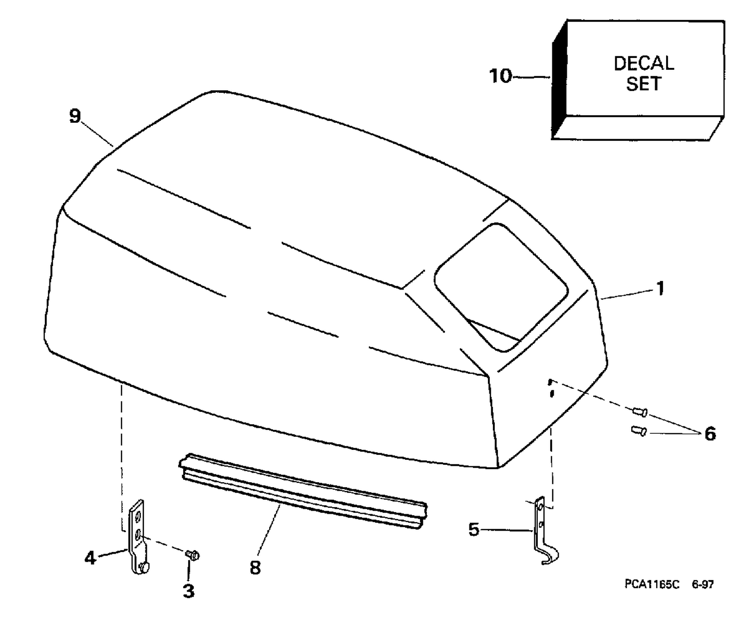 ENGINE COVER -- EVINRUDE