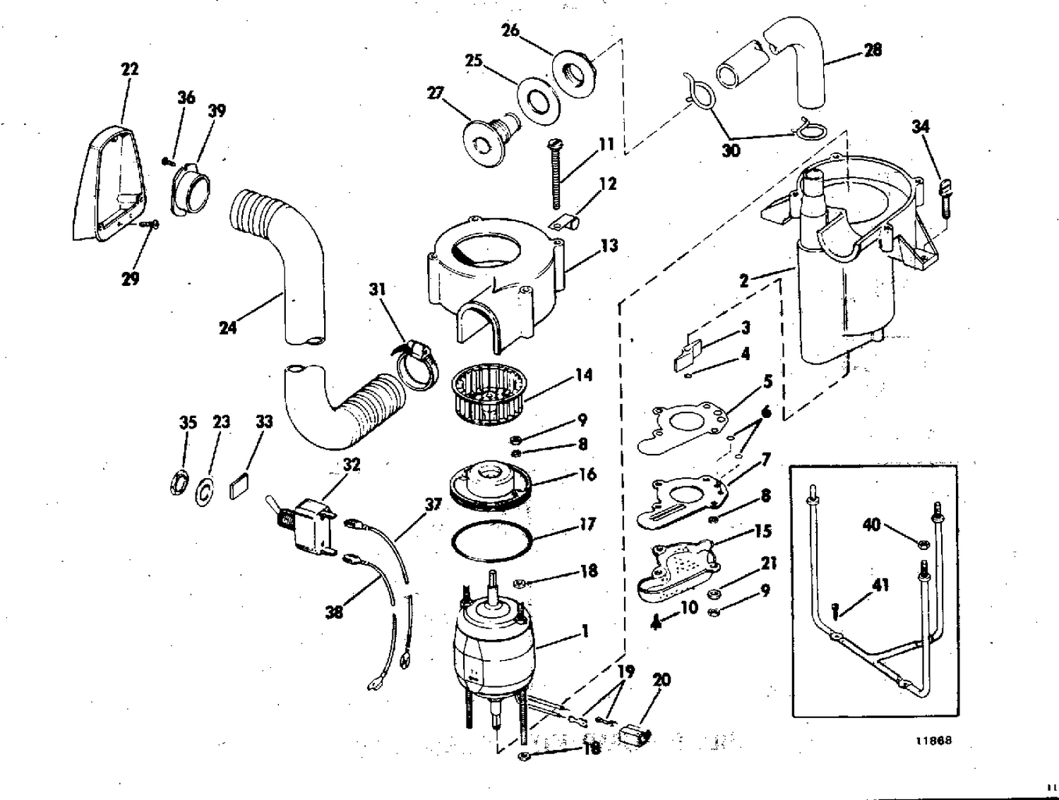 BILGE PUMP & BLOWER KIT