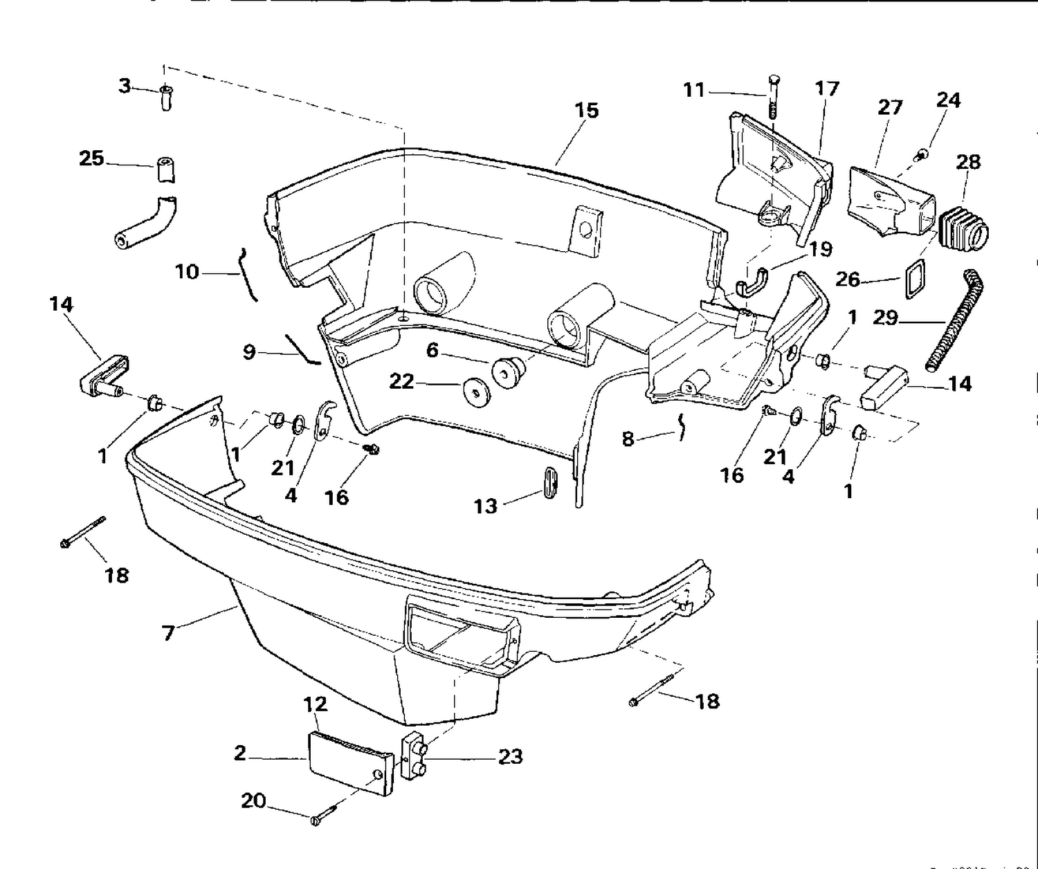 LOWER ENGINE COVER