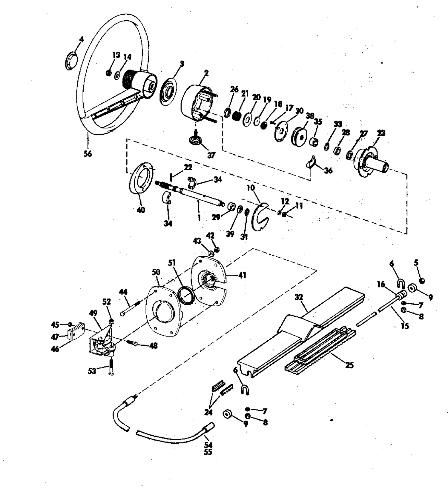 MECHANICAL STEERING KIT 90, 120, 155, 210 HP