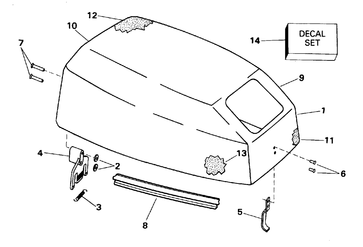 ENGINE COVER - JOHNSON