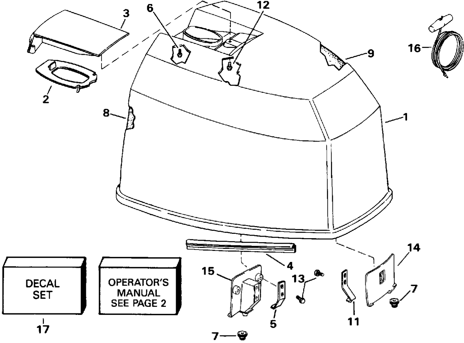 ENGINE COVER - JOHNSON