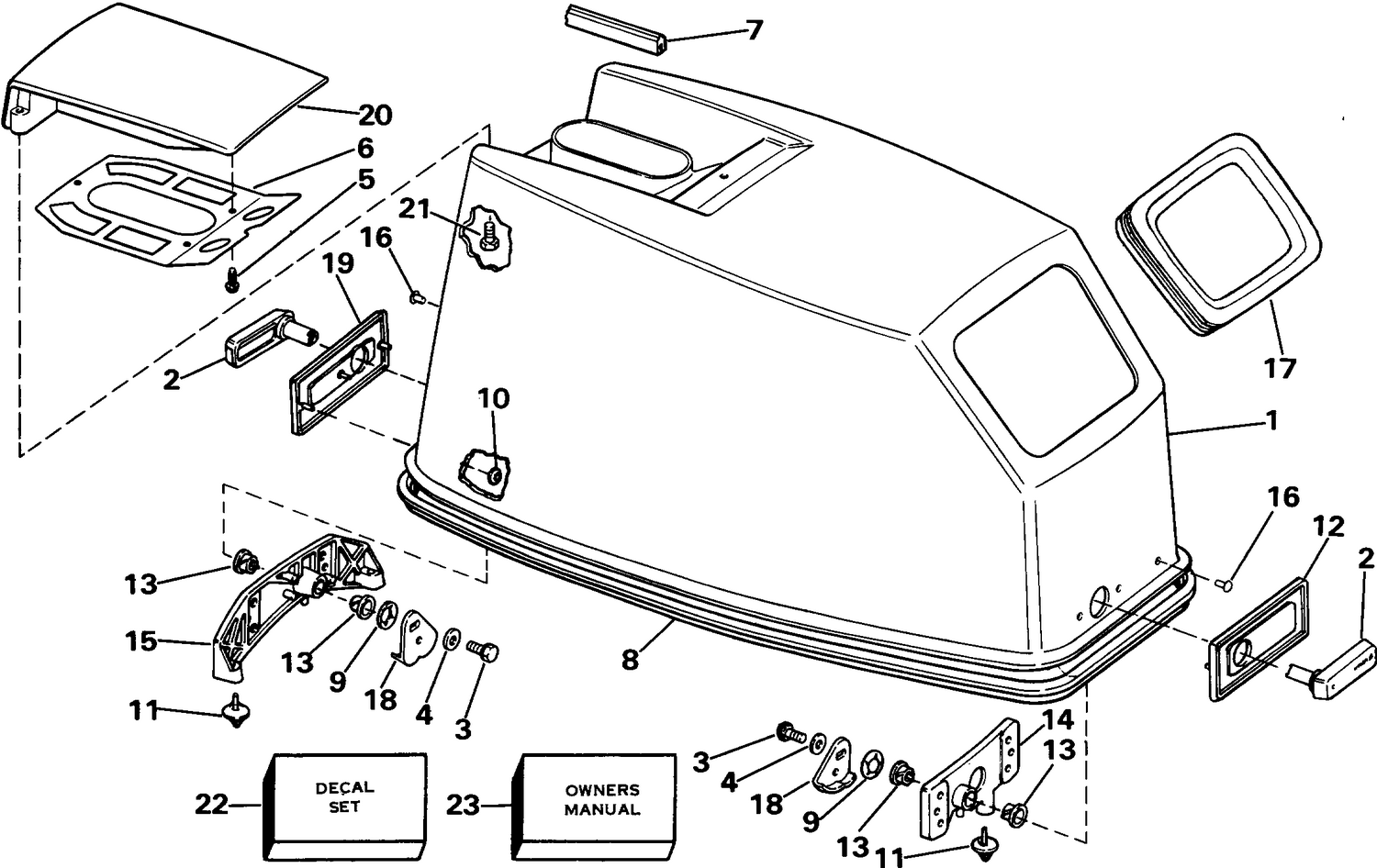 ENGINE COVER - EVINRUDE