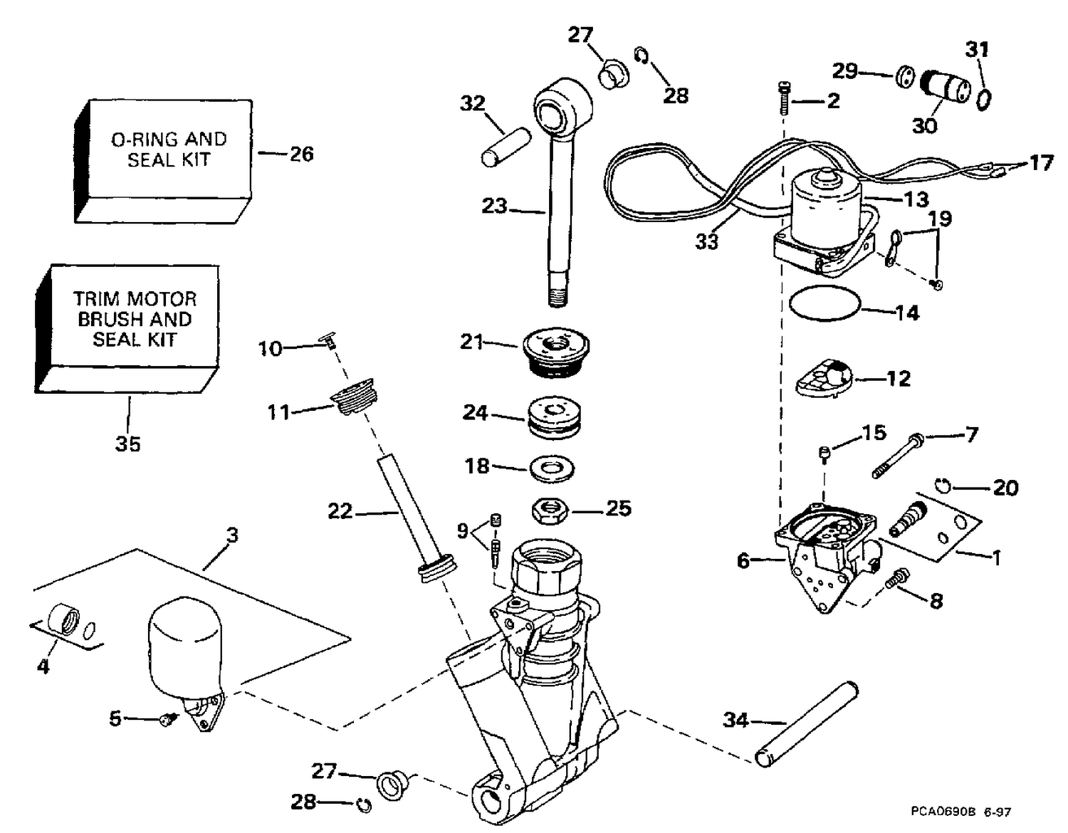 POWER TRIM/TILT HYDRAULIC ASSEMBLY