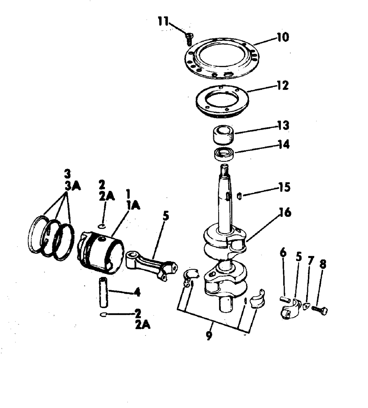 CRANKSHAFT & PISTON