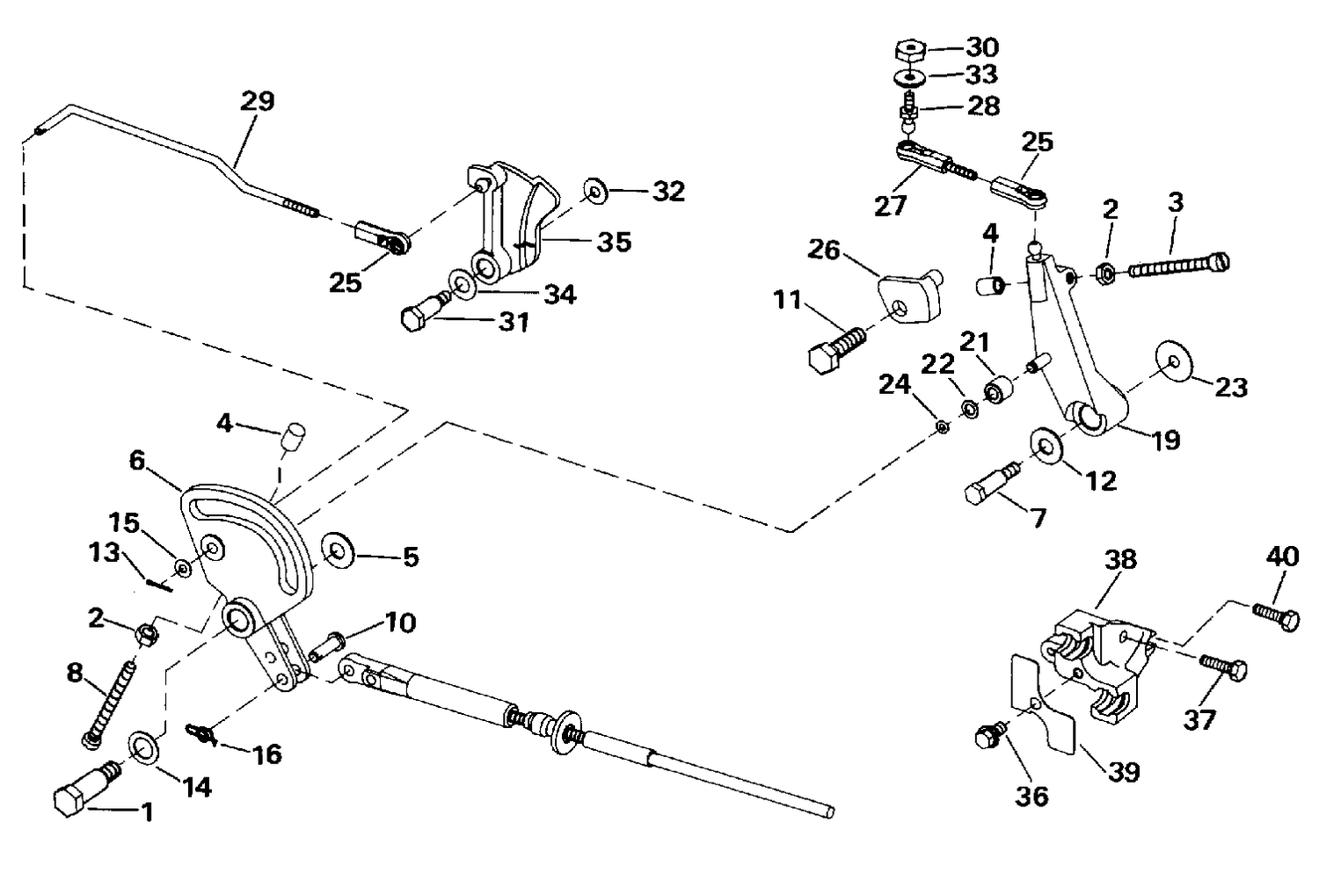 SHIFT & THROTTLE LINKAGE