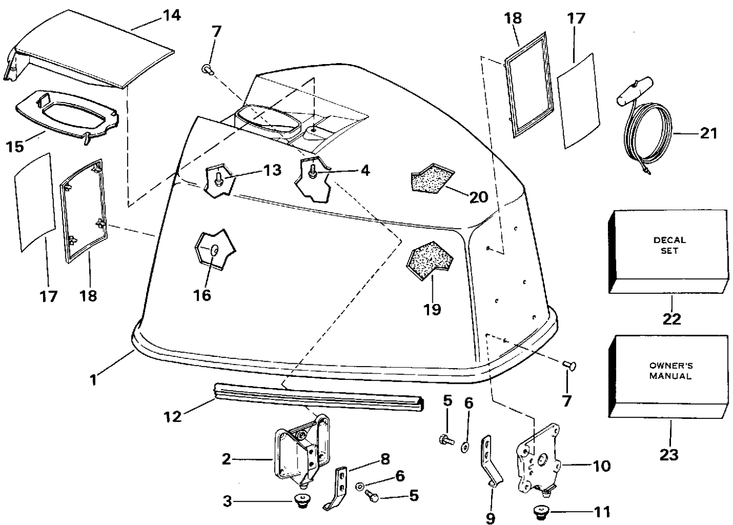 ENGINE COVER - EVINRUDE
