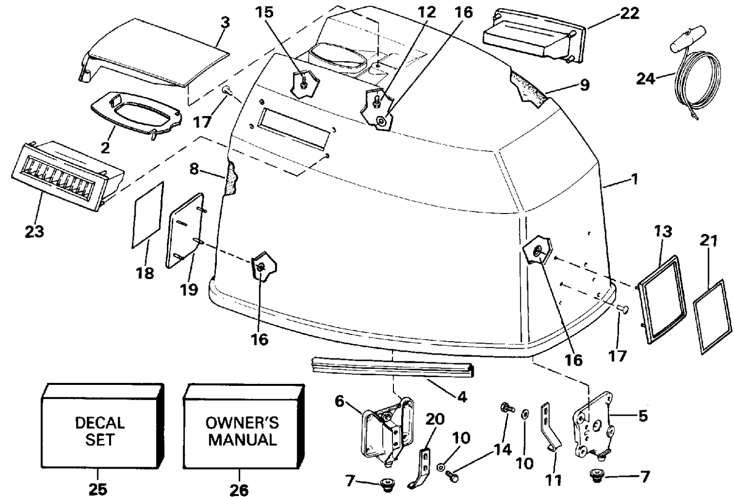 ENGINE COVER - JOHNSON