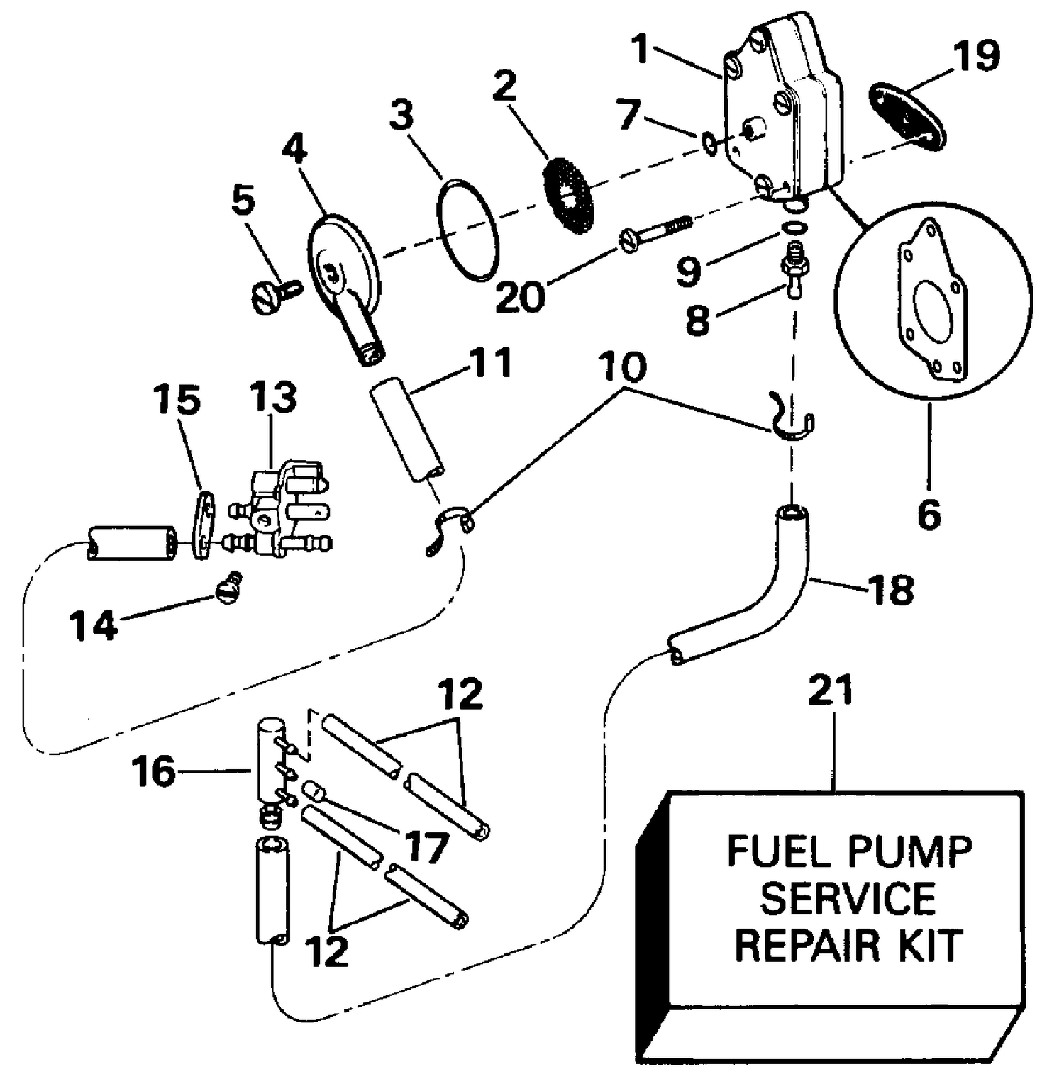 FUEL PUMP AND FILTER