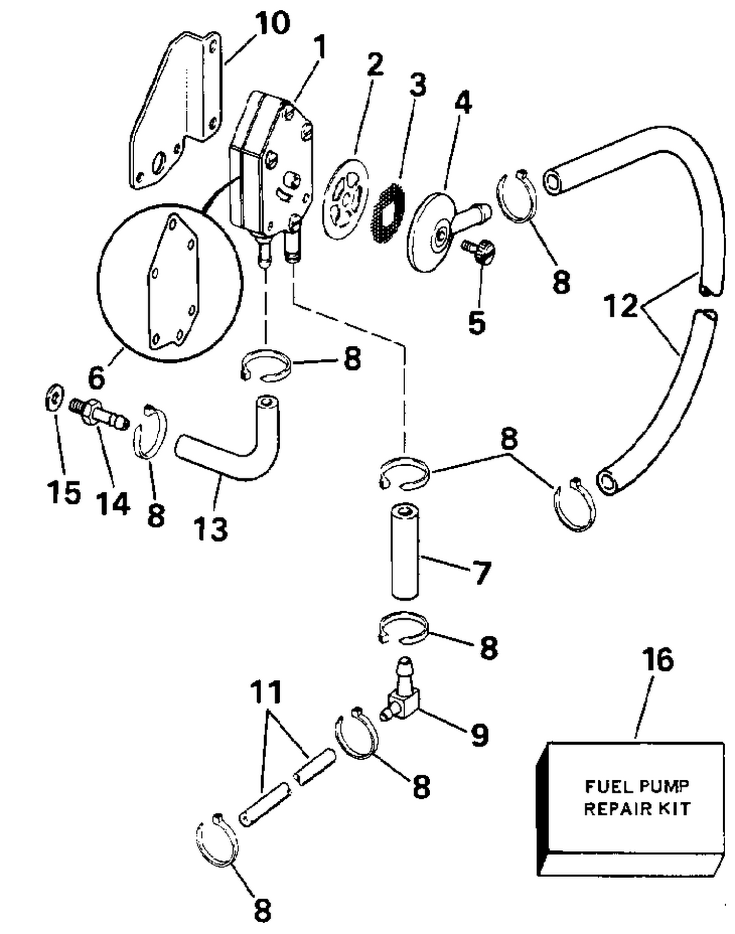 ACCUMIX     FUEL PUMP KIT - 5, 6, 6.5 & 8
