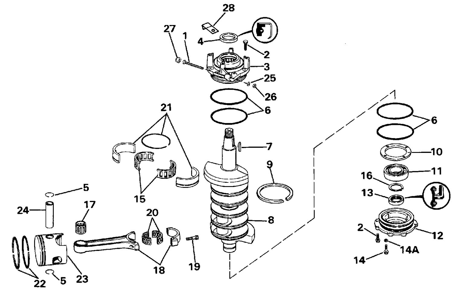 CRANKSHAFT & PISTON