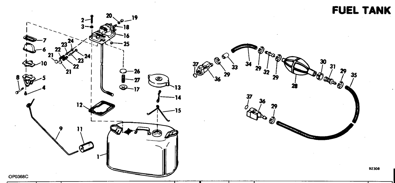 FUEL TANK WITH GAUGE