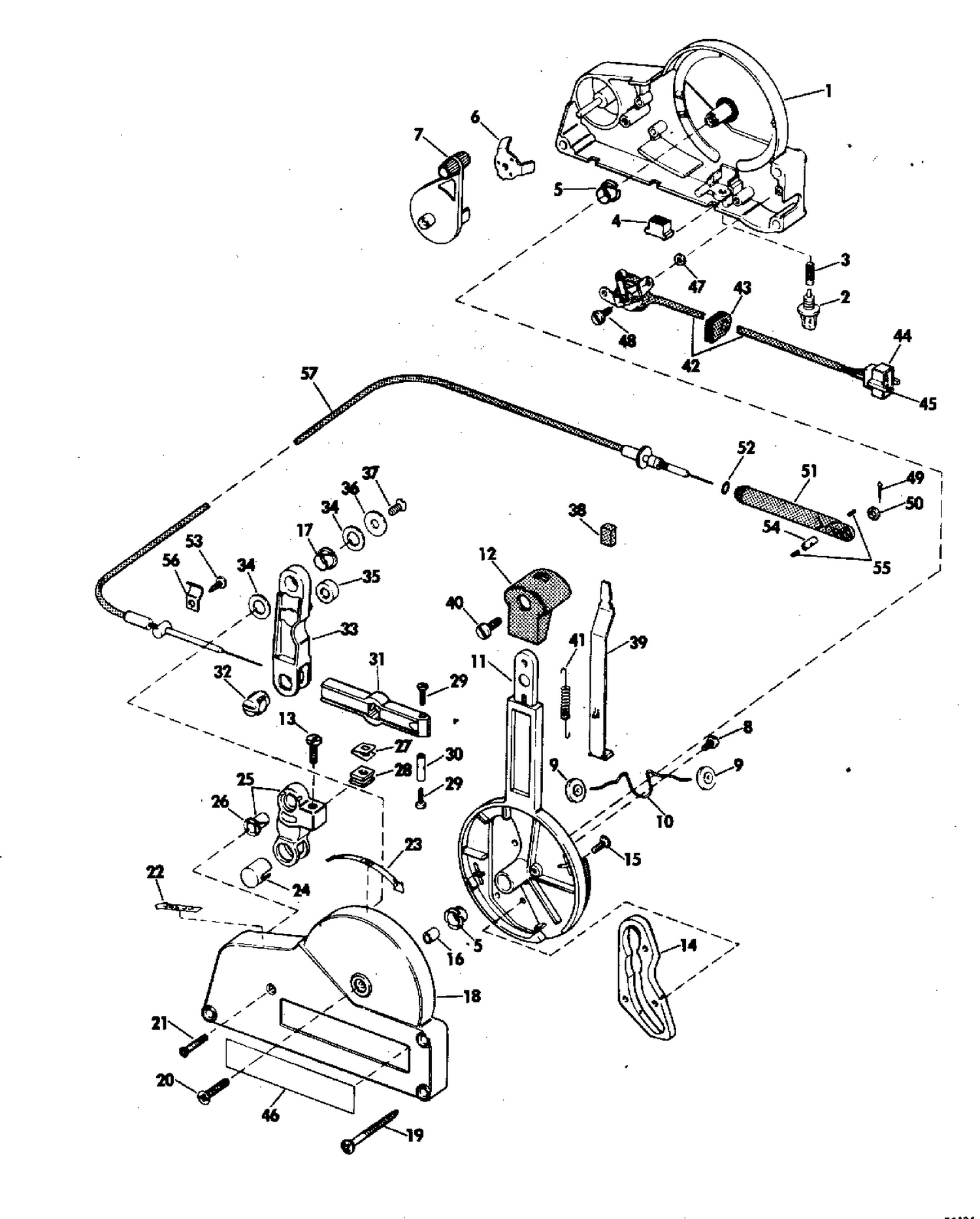 REMOTE CONTROL ASSY-SINGLE LEVER OPTIONAL ITEM-ALL MODELS